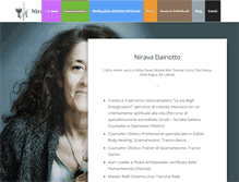 Tablet Screenshot of nirava.org